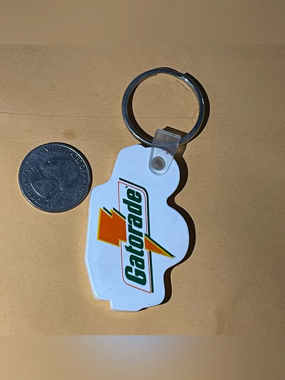 Gatorade Hummer chain/key chain ring Double sided Vintage